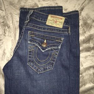 True Religion Dark Blue Flare Jeans